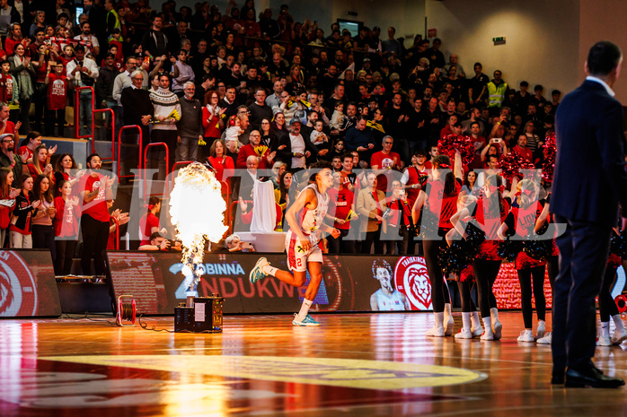 Basketball, Basketball Austria CUP 2023/24, Finale, Traiskirchen Lions, Flyers Wels, Obinna Anthony Ndukwe (2)