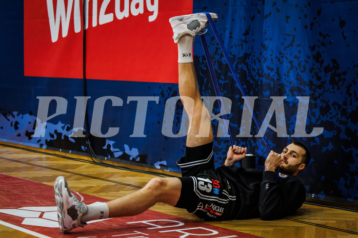 Basketball, Basketball Austria CUP 2023/24, Finale, Traiskirchen Lions, Flyers Wels, Arvydas Gydra (12)