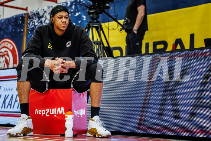 Basketball, Basketball Austria CUP 2023/24, Finale, Traiskirchen Lions, Flyers Wels, Christopher Ferguson (20)