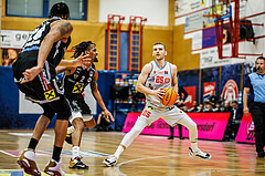 Basketball, Basketball Austria CUP 2023/24, Finale, Traiskirchen Lions, Flyers Wels, Edgars Lasenbergs (25)