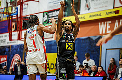 Basketball, Basketball Austria CUP 2023/24, Finale, Traiskirchen Lions, Flyers Wels, Terell Allen (2)