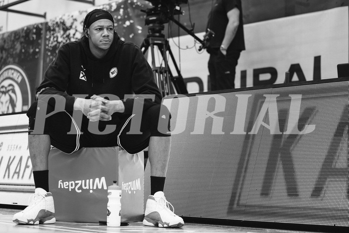 Basketball, Basketball Austria CUP 2023/24, Finale, Traiskirchen Lions, Flyers Wels, Christopher Ferguson (20)