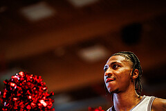 Basketball, Basketball Austria CUP 2023/24, Finale, Traiskirchen Lions, Flyers Wels, Demarcus Demonia (4)