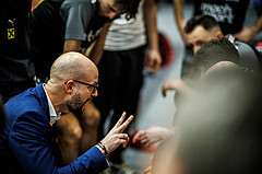 Basketball, Basketball Austria CUP 2023/24, Finale, Traiskirchen Lions, Flyers Wels, Sebastian Waser (Head Coach)