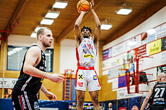 Basketball, Basketball Austria CUP 2023/24, Finale, Traiskirchen Lions, Flyers Wels, Jaquan Lawrence (40)
