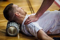 Basketball, Basketball Austria CUP 2023/24, Finale, Traiskirchen Lions, Flyers Wels, Edgars Lasenbergs (25)