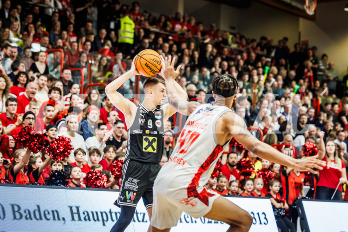 Basketball, Basketball Austria CUP 2023/24, Finale, Traiskirchen Lions, Flyers Wels, Danilo Tepic (9)