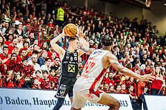 Basketball, Basketball Austria CUP 2023/24, Finale, Traiskirchen Lions, Flyers Wels, Danilo Tepic (9)