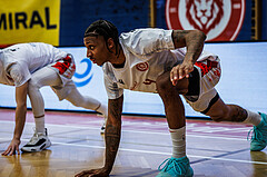 Basketball, Basketball Austria CUP 2023/24, Finale, Traiskirchen Lions, Flyers Wels, Demarcus Demonia (4)