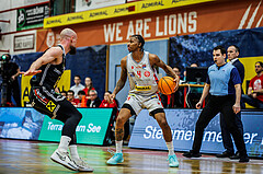 Basketball, Basketball Austria CUP 2023/24, Finale, Traiskirchen Lions, Flyers Wels, Demarcus Demonia (4)