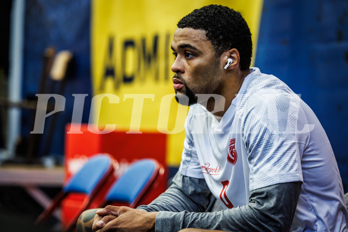 Basketball, Basketball Austria CUP 2023/24, Finale, Traiskirchen Lions, Flyers Wels, Manuel Patterson Jr (1)