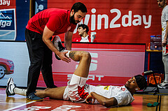 Basketball, Basketball Austria CUP 2023/24, Finale, Traiskirchen Lions, Flyers Wels, Jaquan Lawrence (40)