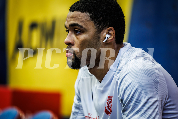 Basketball, Basketball Austria CUP 2023/24, Finale, Traiskirchen Lions, Flyers Wels, Manuel Patterson Jr (1)