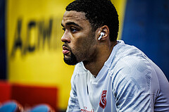 Basketball, Basketball Austria CUP 2023/24, Finale, Traiskirchen Lions, Flyers Wels, Manuel Patterson Jr (1)
