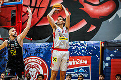Basketball, Basketball Austria CUP 2023/24, Finale, Traiskirchen Lions, Flyers Wels, Fabricio Vay (11)