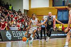 Basketball, Basketball Austria CUP 2023/24, Finale, Traiskirchen Lions, Flyers Wels, Demarcus Demonia (4)