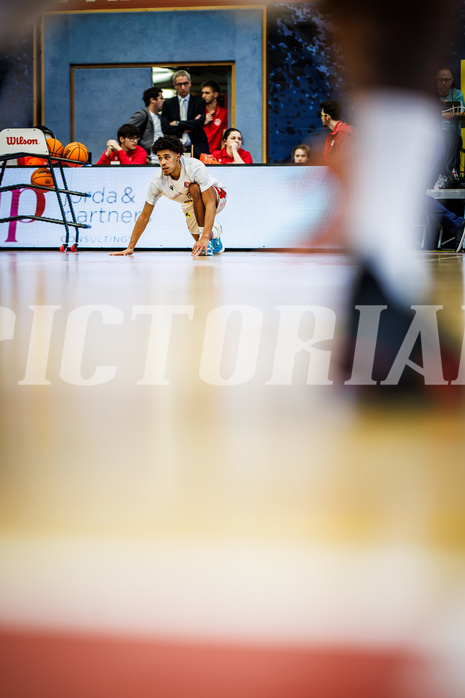 Basketball, Basketball Austria CUP 2023/24, Finale, Traiskirchen Lions, Flyers Wels, Obinna Anthony Ndukwe (2)