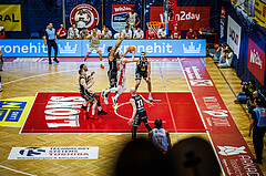 Basketball, Basketball Austria CUP 2023/24, Finale, Traiskirchen Lions, Flyers Wels, Edgars Lasenbergs (25)