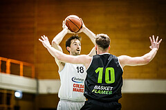 Basketball, Basketball Zweite Liga, Grunddurchgang 13.Runde, BBC Nord Dragonz, Basket Flames, Jordan David Roberts (18)