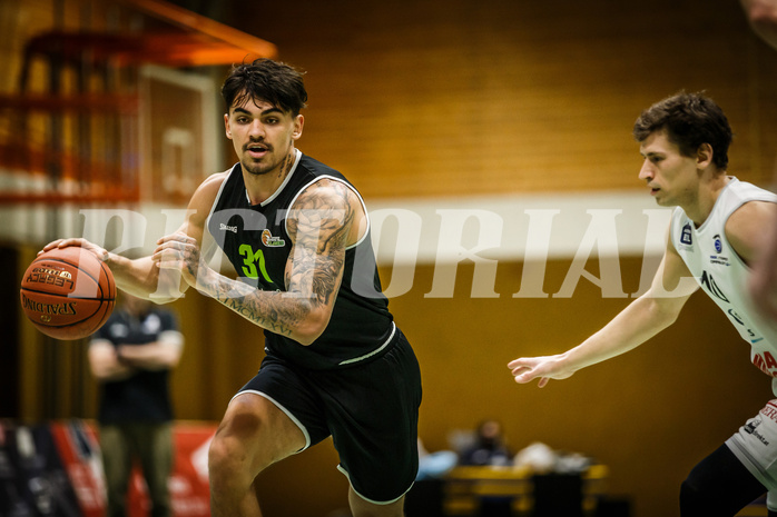 Basketball, Basketball Zweite Liga, Grunddurchgang 13.Runde, BBC Nord Dragonz, Basket Flames, Fabio Söhnel (31)
