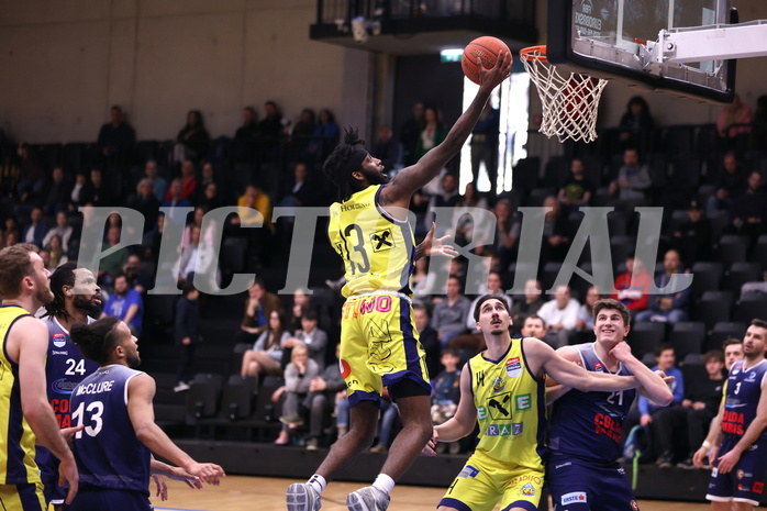 10.04.2023, Graz, Raiffeisen Sportpark Graz, Basketball Superliga 2022/23, 9. Qualifikationsrunde, UBSC Raiffeisen Graz vs. COLDAMARIS BBC Nord Dragonz