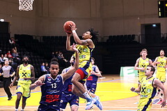 10.04.2023, Graz, Raiffeisen Sportpark Graz, Basketball Superliga 2022/23, 9. Qualifikationsrunde, UBSC Raiffeisen Graz vs. COLDAMARIS BBC Nord Dragonz