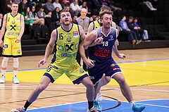 10.04.2023, Graz, Raiffeisen Sportpark Graz, Basketball Superliga 2022/23, 9. Qualifikationsrunde, UBSC Raiffeisen Graz vs. COLDAMARIS BBC Nord Dragonz