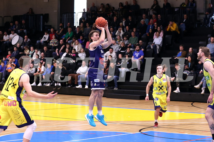 10.04.2023, Graz, Raiffeisen Sportpark Graz, Basketball Superliga 2022/23, 9. Qualifikationsrunde, UBSC Raiffeisen Graz vs. COLDAMARIS BBC Nord Dragonz