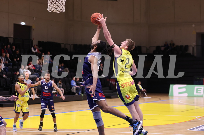 10.04.2023, Graz, Raiffeisen Sportpark Graz, Basketball Superliga 2022/23, 9. Qualifikationsrunde, UBSC Raiffeisen Graz vs. COLDAMARIS BBC Nord Dragonz