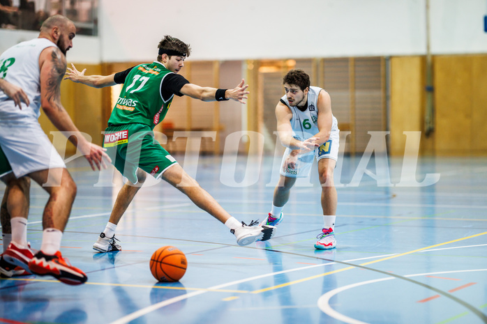 Basketball, Basketball Zweite Liga 2024/25, Grunddurchgang 11.Runde, UDW Alligators, Future Team Steiermark, Zalan Vincze (17), Ognjen Drljaca (6)