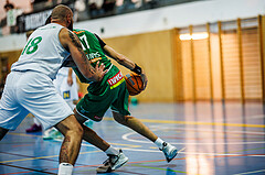 Basketball, Basketball Zweite Liga 2024/25, Grunddurchgang 11.Runde, UDW Alligators, Future Team Steiermark, Nebosja Dukic (18), Zalan Vincze (17)