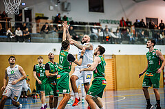 Basketball, Basketball Zweite Liga 2024/25, Grunddurchgang 11.Runde, UDW Alligators, Future Team Steiermark, Zalan Vincze (17), Nebosja Dukic (18)