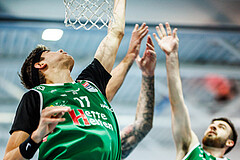 Basketball, Basketball Zweite Liga 2024/25, Grunddurchgang 11.Runde, UDW Alligators, Future Team Steiermark, Zalan Vincze (17)