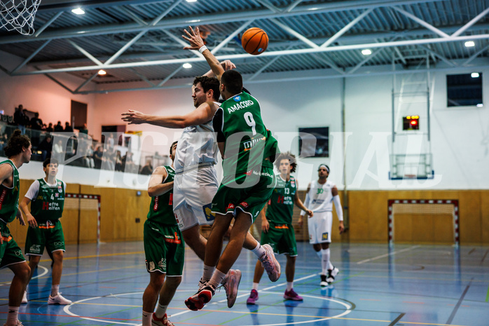 Basketball, Basketball Zweite Liga 2024/25, Grunddurchgang 11.Runde, UDW Alligators, Future Team Steiermark, Daniel Schuch (10), Justin McCaw (9)