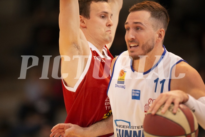 Basketball, ABL 2018/19, Grunddurchgang 11.Runde, Oberwart Gunners, Traiskirchen Lions, Hayden Thomas Lescault (11)