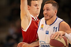 Basketball, ABL 2018/19, Grunddurchgang 11.Runde, Oberwart Gunners, Traiskirchen Lions, Hayden Thomas Lescault (11)