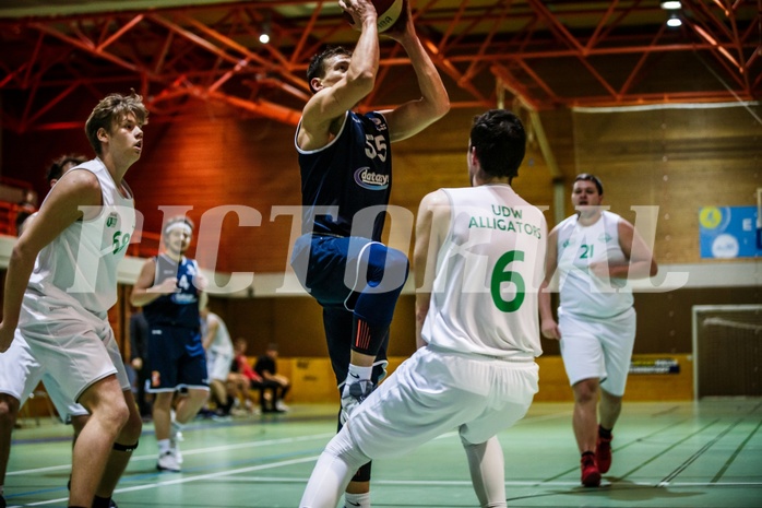 Basketball, 2.Bundesliga, Grunddurchgang 11.Runde, BBC Nord Dragonz, UDW Alligators, Dragisa Najdanovic(55)