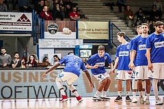 Basketball, ABL 2018/19, Grunddurchgang 11.Runde, Oberwart Gunners, Traiskirchen Lions, Christopher Tawiah (14); Stefan Blazevic (13)