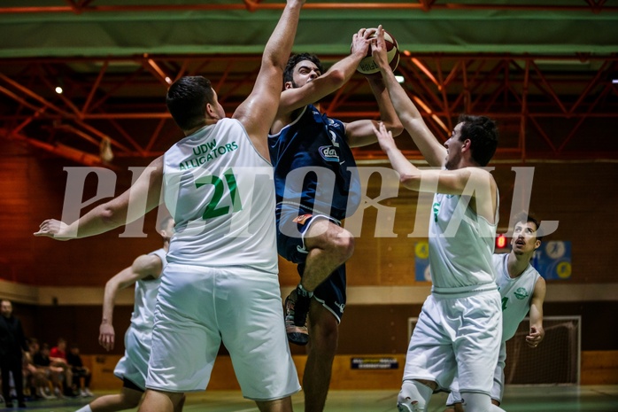 Basketball, 2.Bundesliga, Grunddurchgang 11.Runde, BBC Nord Dragonz, UDW Alligators, Lukas Baumgartner (12)