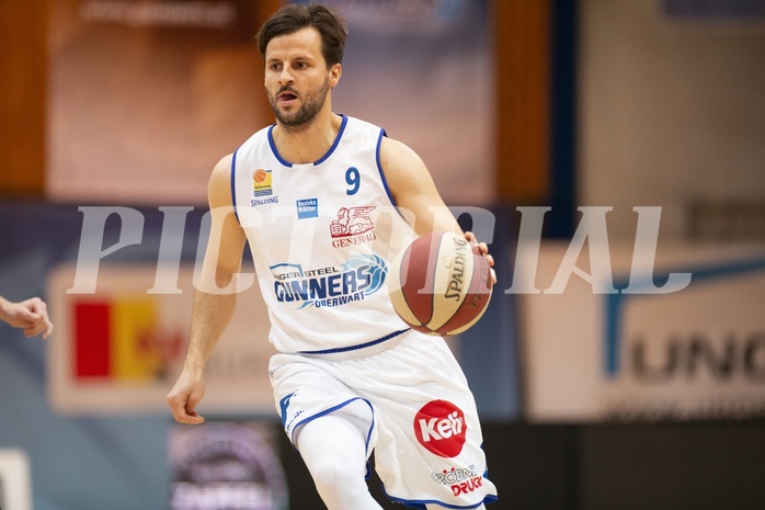 Basketball, ABL 2018/19, Grunddurchgang 11.Runde, Oberwart Gunners, Traiskirchen Lions, Hannes Ochsenhofer (9)