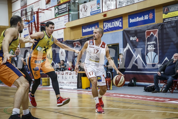 Basketball, Admiral Basketball Superliga 2019/20, Grunddurchgang 3.Runde, Traiskirchen Lions, UBSC Graz, Oscar Schmit (17)