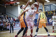 Basketball, Admiral Basketball Superliga 2019/20, Grunddurchgang 3.Runde, Traiskirchen Lions, UBSC Graz, Matija Radanovic (15)
