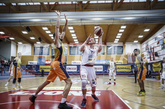 Basketball, Admiral Basketball Superliga 2019/20, Grunddurchgang 3.Runde, Traiskirchen Lions, UBSC Graz, Jan Razdevsek (19)