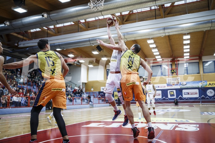 Basketball, Admiral Basketball Superliga 2019/20, Grunddurchgang 3.Runde, Traiskirchen Lions, UBSC Graz, Jan Razdevsek (19)