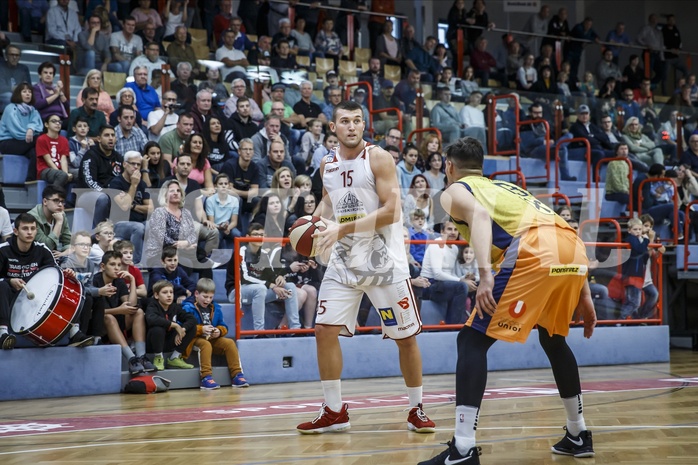 Basketball, Admiral Basketball Superliga 2019/20, Grunddurchgang 3.Runde, Traiskirchen Lions, UBSC Graz, Matija Radanovic (15)