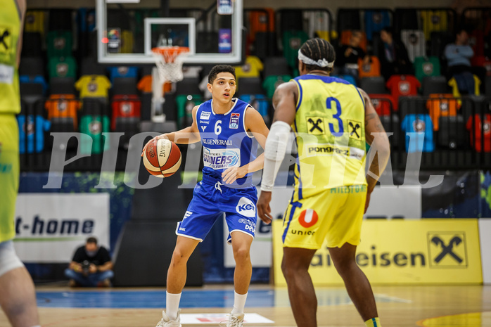 Basketball, bet-at-home Basketball Superliga 2020/21, Grunddurchgang 3. Runde, UBSC Graz, Oberwart Gunners, Magdy Abou-Ahmed (6)