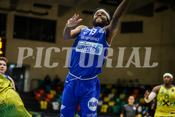 Basketball, bet-at-home Basketball Superliga 2020/21, Grunddurchgang 3. Runde, UBSC Graz, Oberwart Gunners, Quincy Diggs (13)