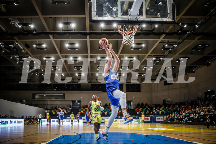 Basketball, bet-at-home Basketball Superliga 2020/21, Grunddurchgang 3.Runde, UBSC Graz, Oberwart Gunners, Ignas Fiodorovas (5)