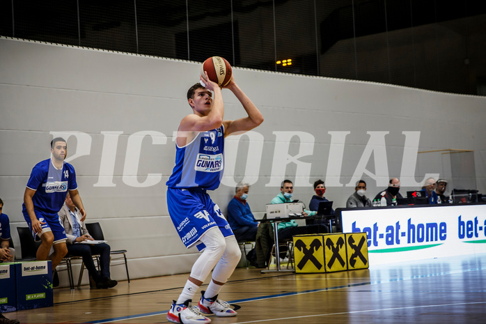 Basketball, bet-at-home Basketball Superliga 2020/21, Grunddurchgang 3.Runde, UBSC Graz, Oberwart Gunners, Edi Patekar (9)