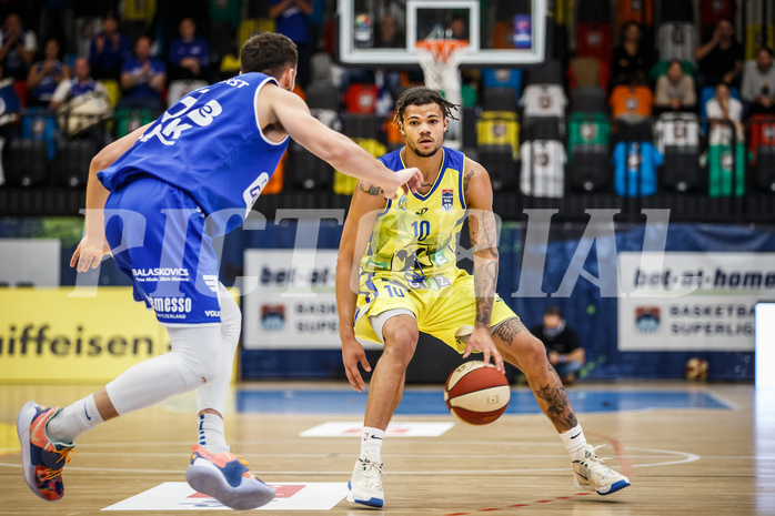 Basketball, bet-at-home Basketball Superliga 2020/21, Grunddurchgang 3. Runde, UBSC Graz, Oberwart Gunners, Jacob Scott Ledoux (10)
